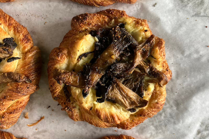Oyster Mushroom Danish (Saturday)