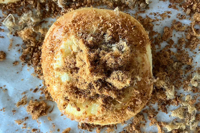 Herby Cheese and Pork Floss Brioche Tart (Sunday)
