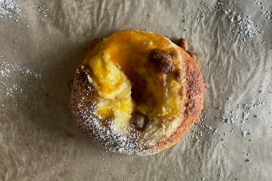 Mango Cheesecake Brioche Tart (Sunday)